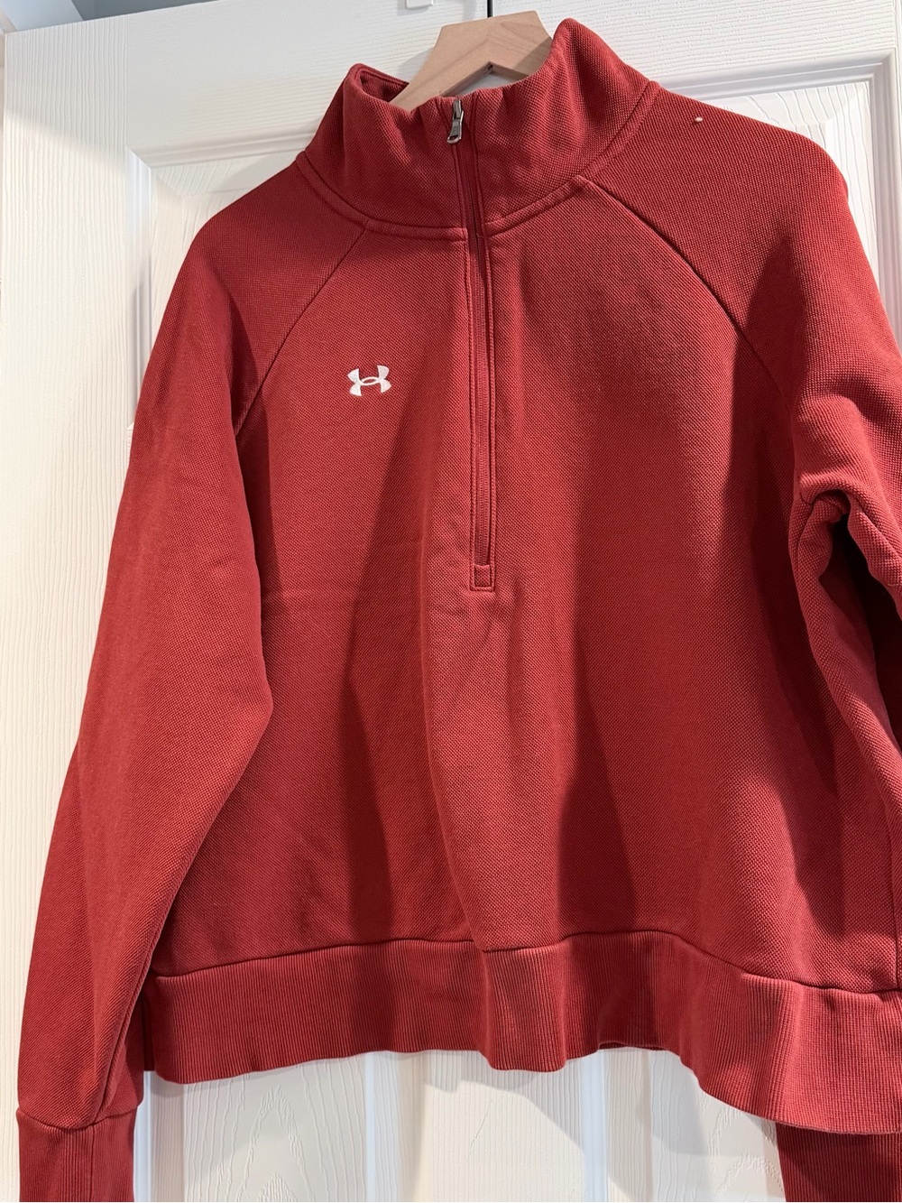 Under Armour Women’s Red/Rust Quarter-Zip
